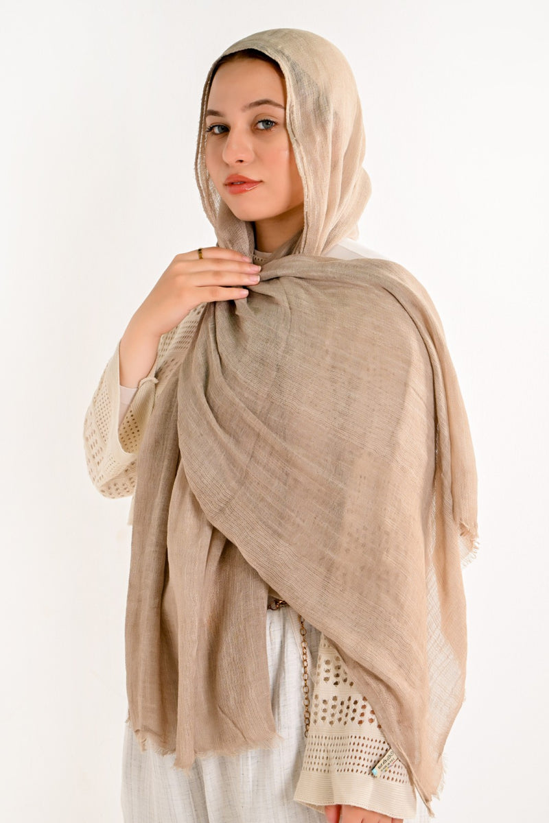 VELVET COTTON LIGHT BIEGE shade #3