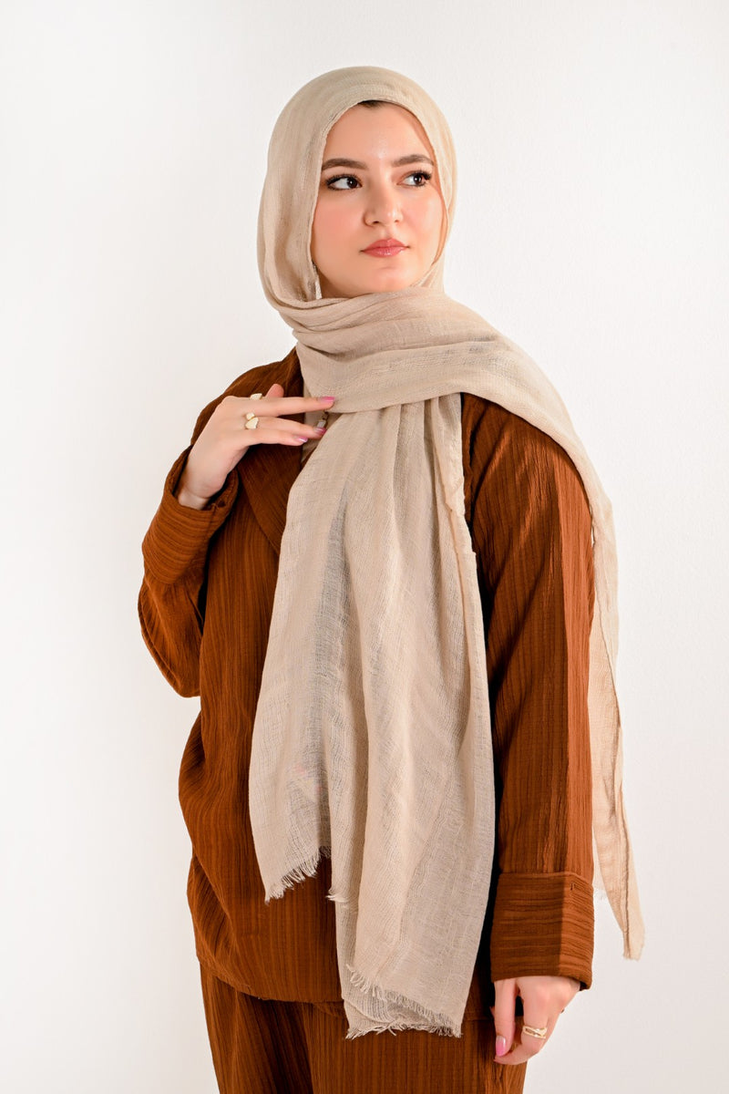 VELVET COTTON BIEGE shade #2