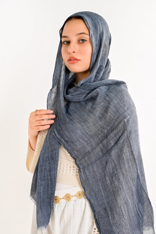 VELVET COTTON SEA BLUE shade