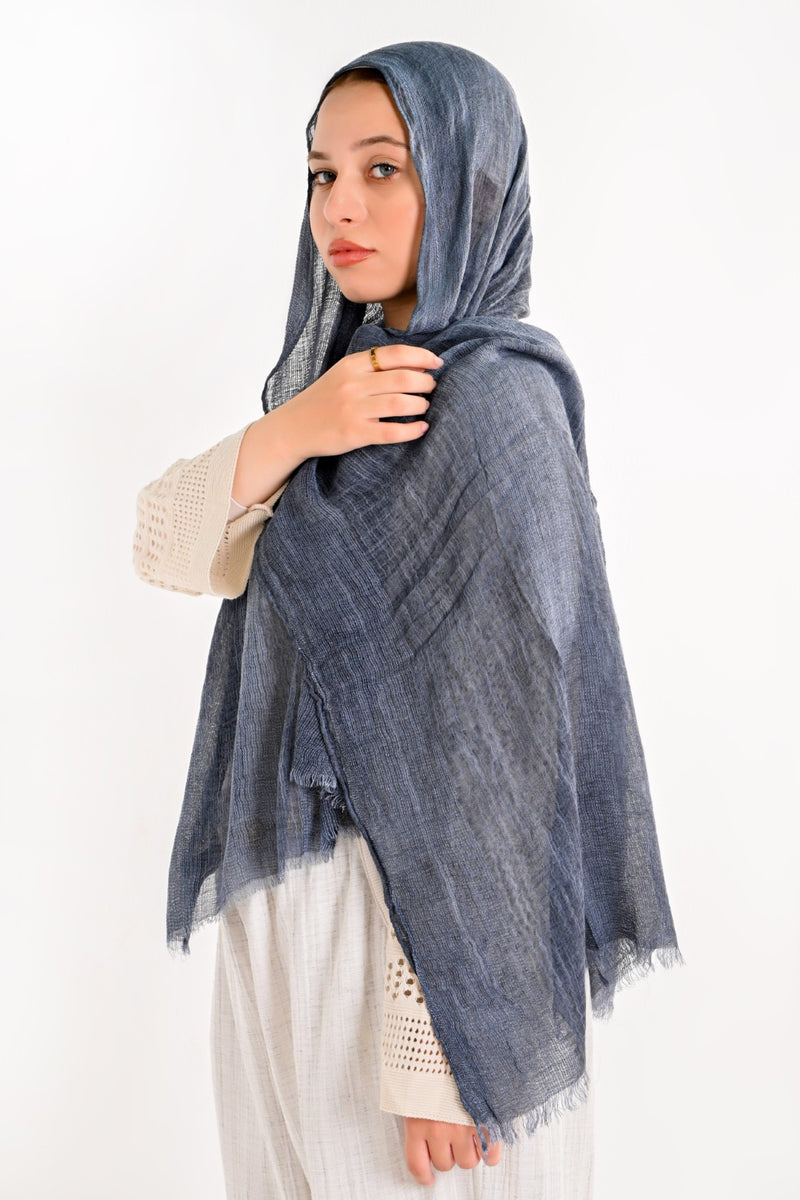 VELVET COTTON SEA BLUE shade