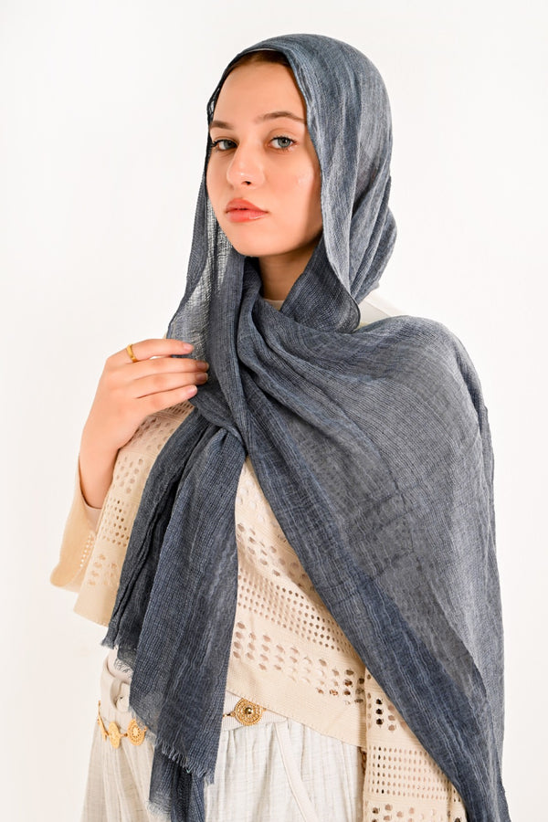 VELVET COTTON SEA BLUE shade