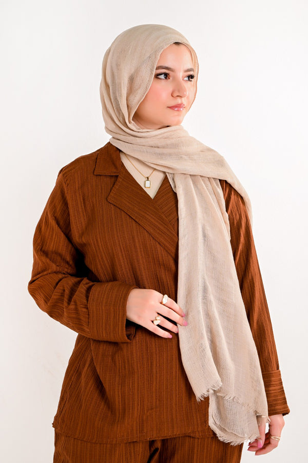 VELVET COTTON BIEGE shade #2