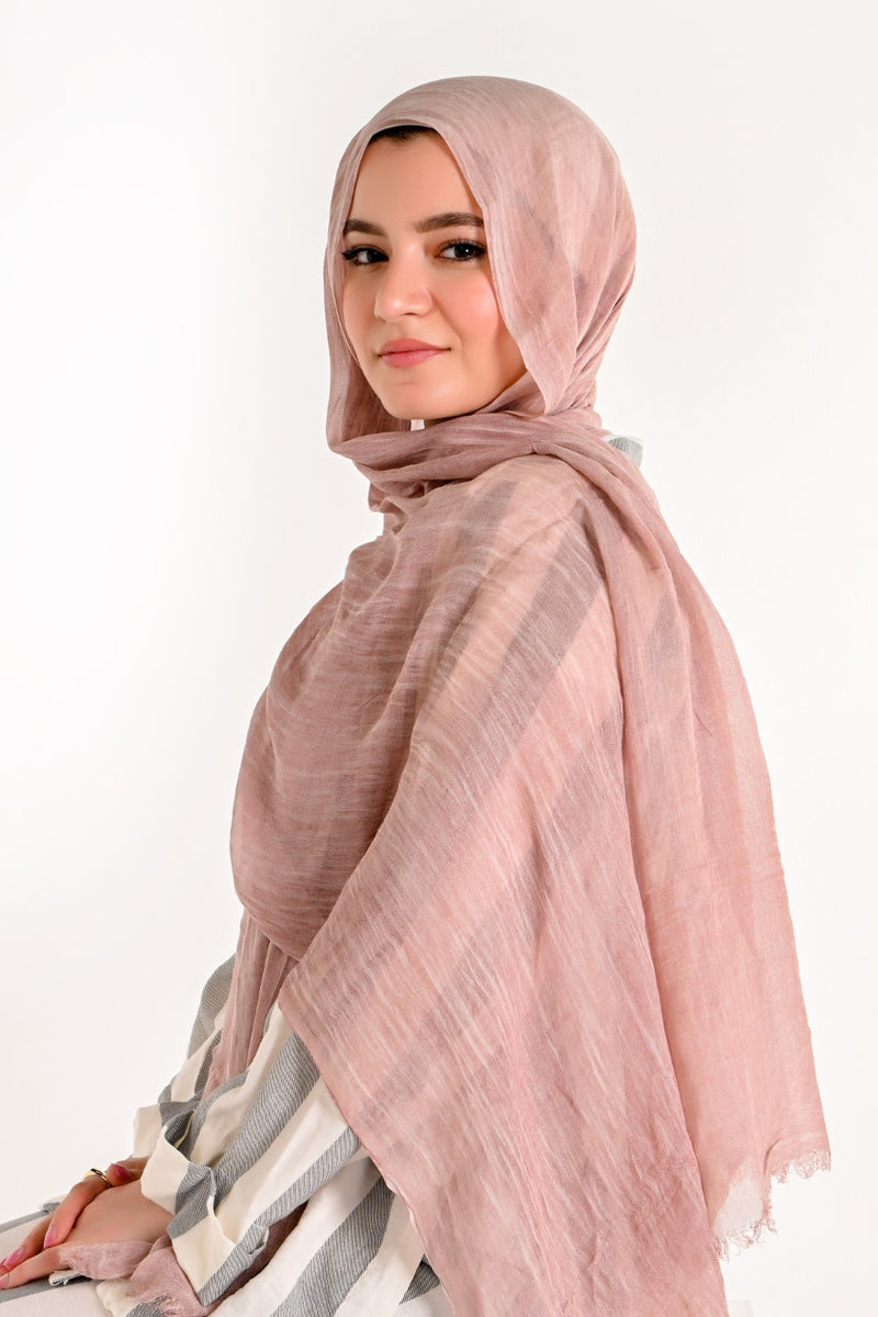 RUFFLED COTTON MARBLE PINKY shade