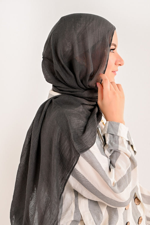 VELVET COTTON DARK GREY shade