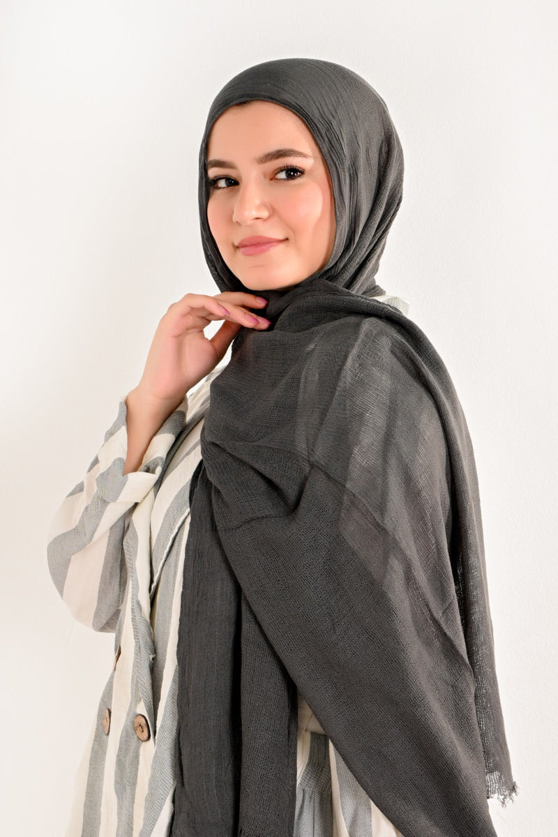 VELVET COTTON DARK GREY shade