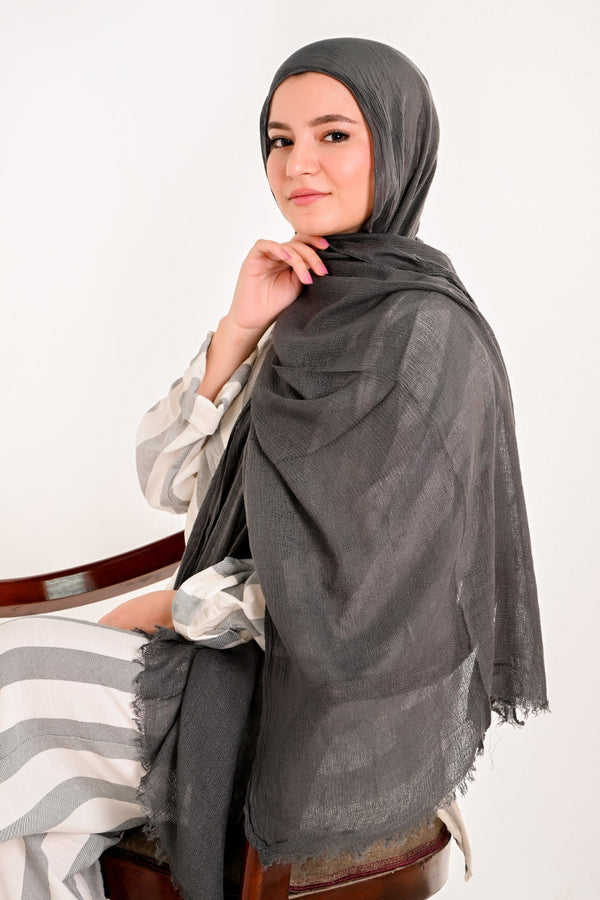 VELVET COTTON DARK GREY shade