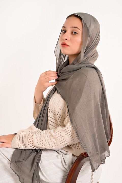 Marbel Chiffon GREY Shade