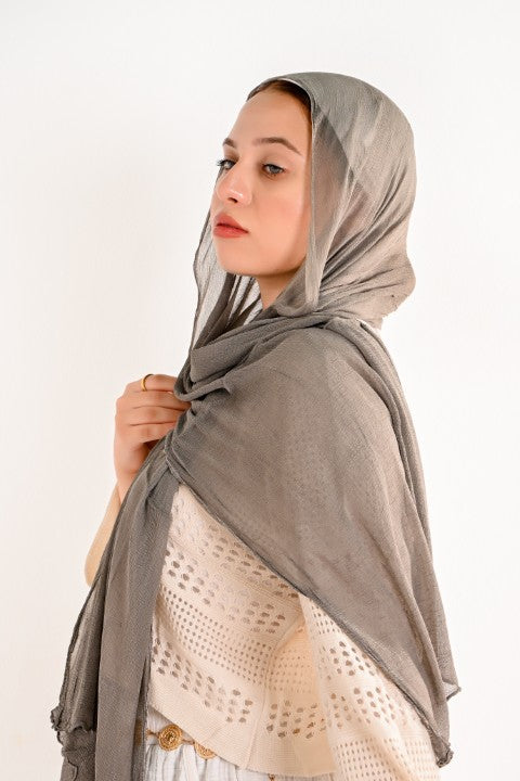 Marbel Chiffon GREY Shade