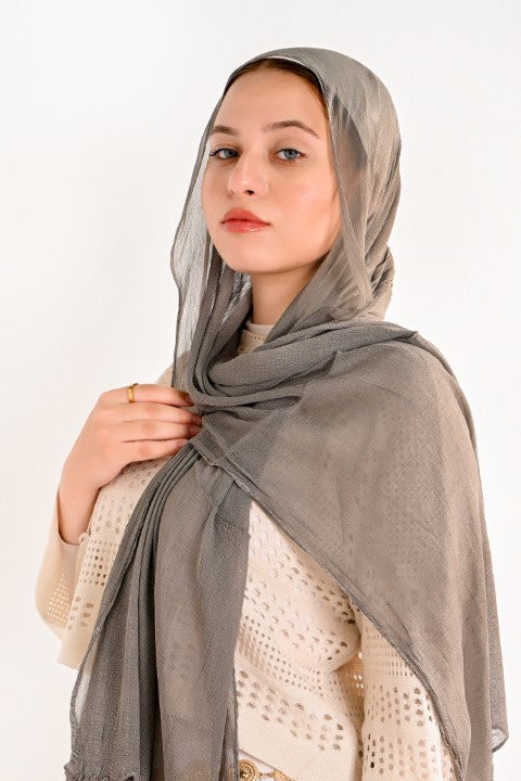 Marbel Chiffon GREY Shade